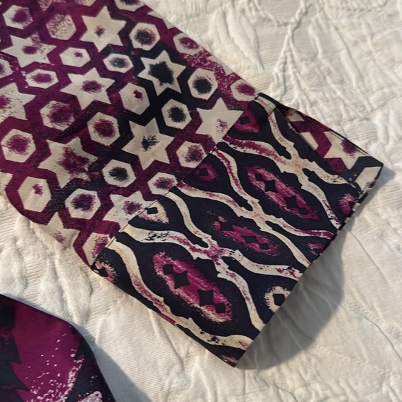 Tory Burch Floral Silk Tunic Dress Size 2 - Picture 10 of 11